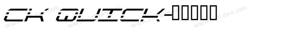 CK Quick字体转换